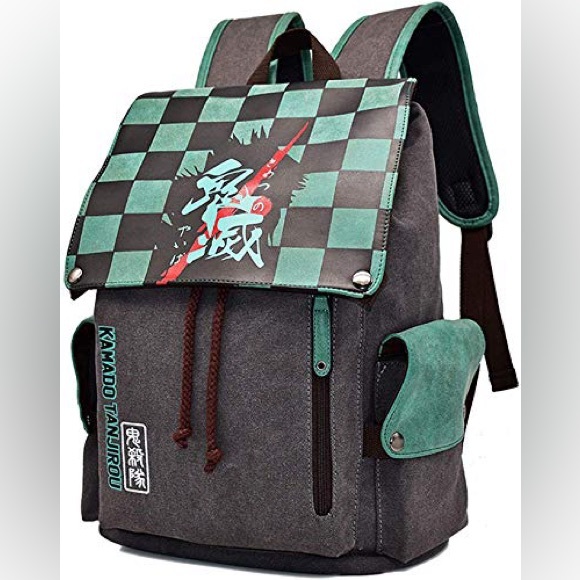 HAMIQI Japanese Anime Backpack Cosplay Demon Slayer - Picture 1 of 7